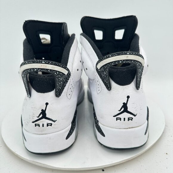 Nike Air Jordan 6 Retro Men Size 10.5 CT8529-112 Reverse Oreo White Black Shoes - Picture 5 of 11